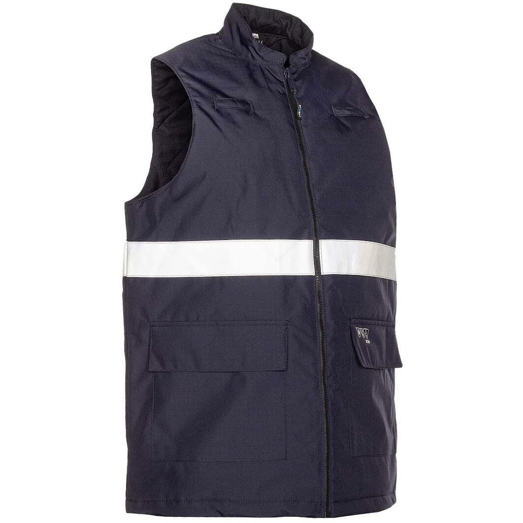 SIOEN GARNICH 2578 Flame retardant and anti-static waistcoat navy blue ...