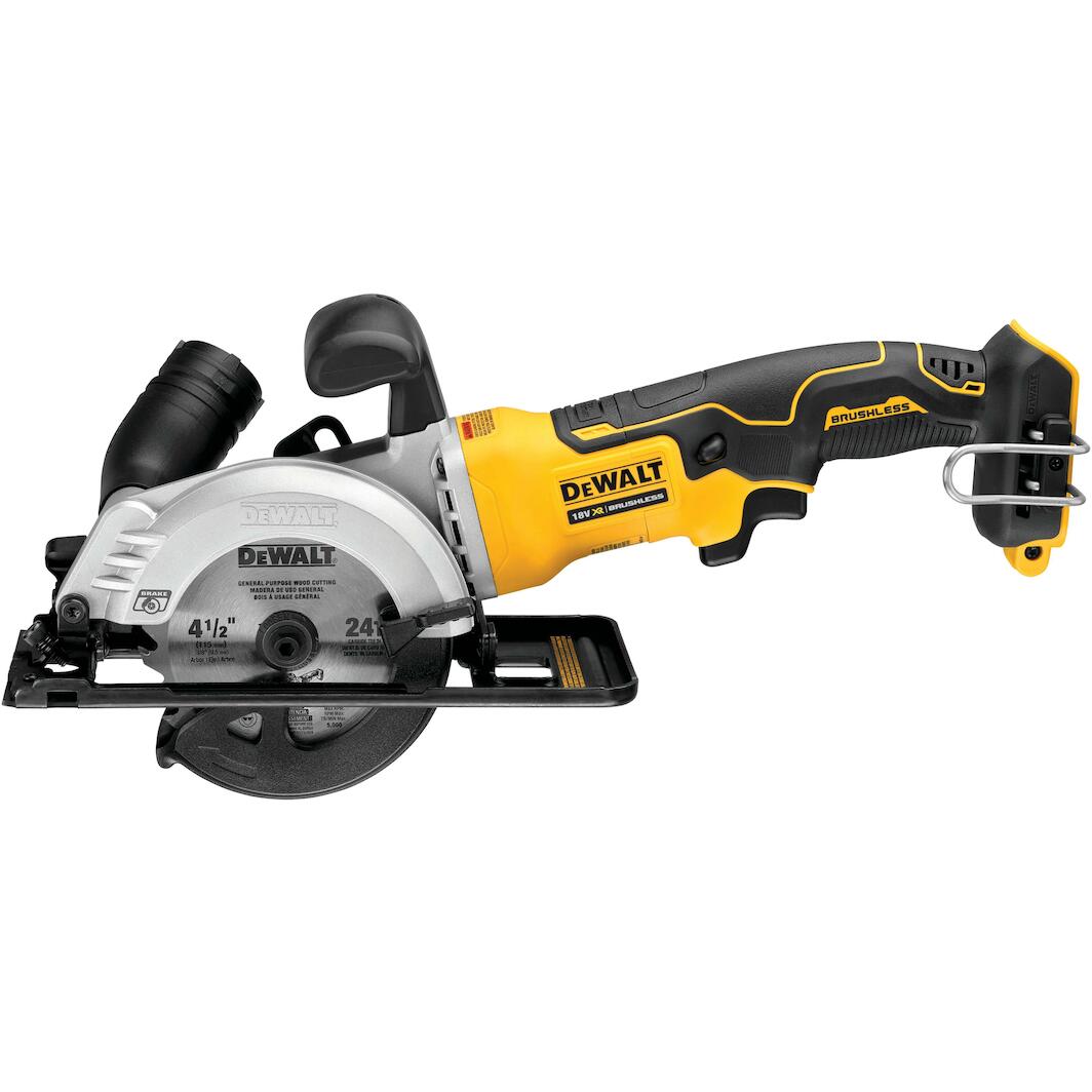 DEWALT DCS571NTXJ 18V XR Brushless cordless circular saw 38mm 115mm in