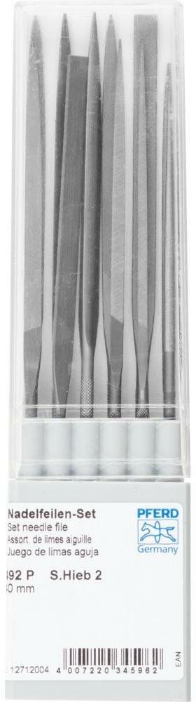 Pferd File Set PFERD NFB 2492 140 H2 precision needle file set with Swiss cap 2 medium ...