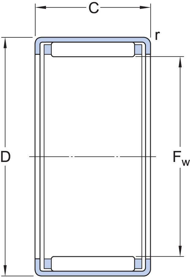 Roulement à Aiguilles De Type Boulon Roulement Suiveur De Came