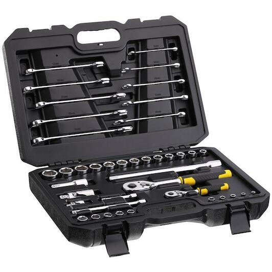 STANLEY STMT82832 1 socket wrench set 1 4 1 2 ring spanner 41 pieces Klium