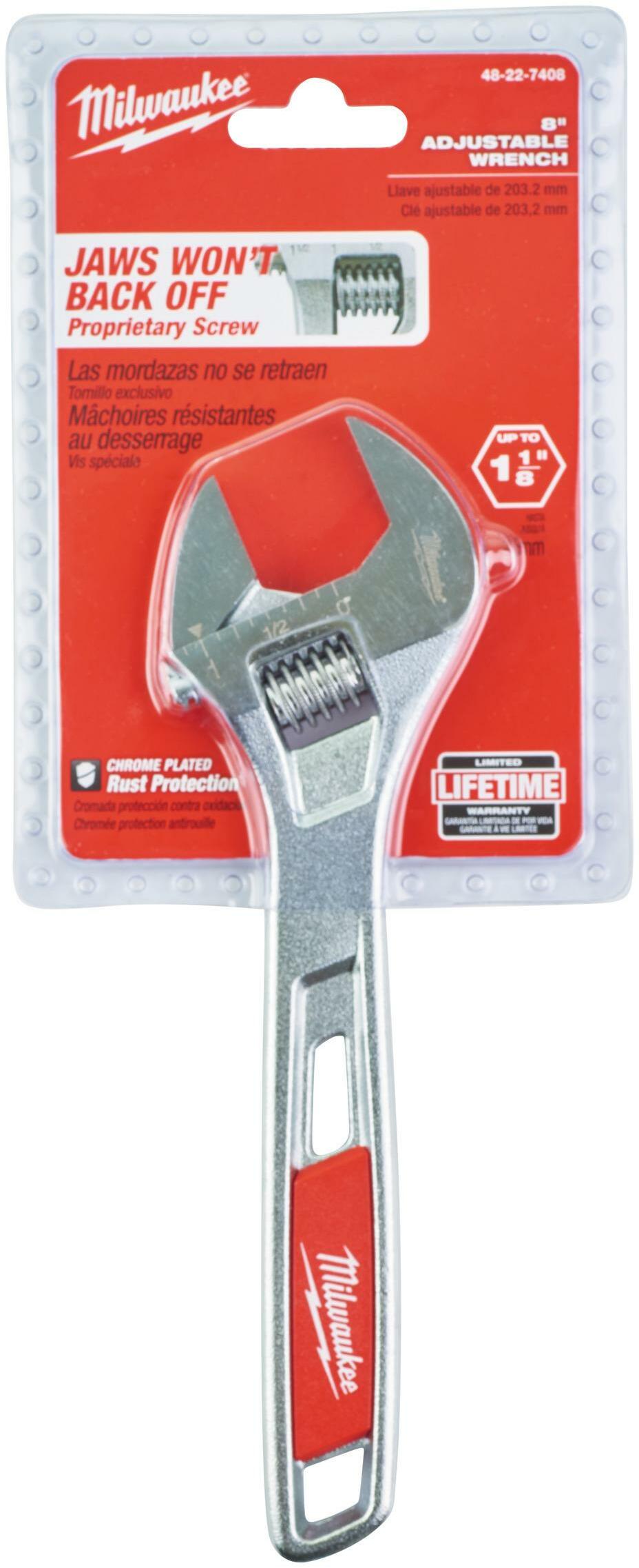 Sollbry Clé à Molette Réglable Cr-V Clé Multifonction Cle a Molette à