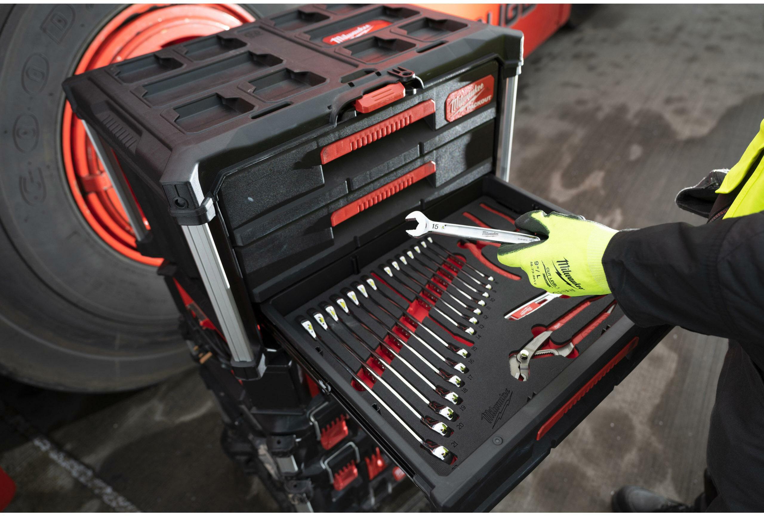 MILWAUKEE 4932493339 MAXBITE PACKOUT spanner and pliers set in