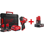 MILWAUKEE M12 FCIWF12G3-502X FUEL cordless impact spanner 1/2" with friction ring in HD Box (2x 5.0Ah battery + charger) - 4933493455