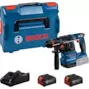 BOSCH GBH 18V-22 X cordless hammer drill with ONECHUCK in L-BOXX 136 (2x 4.0Ah battery + charger) - 0611924101