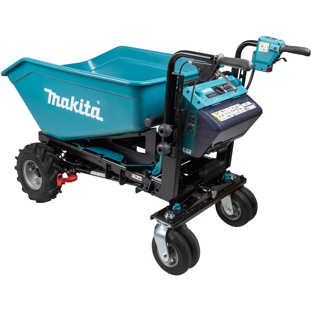 MAKITA DCU602Z 2x18V LXT cordless wheelbarrow with bucket and electro