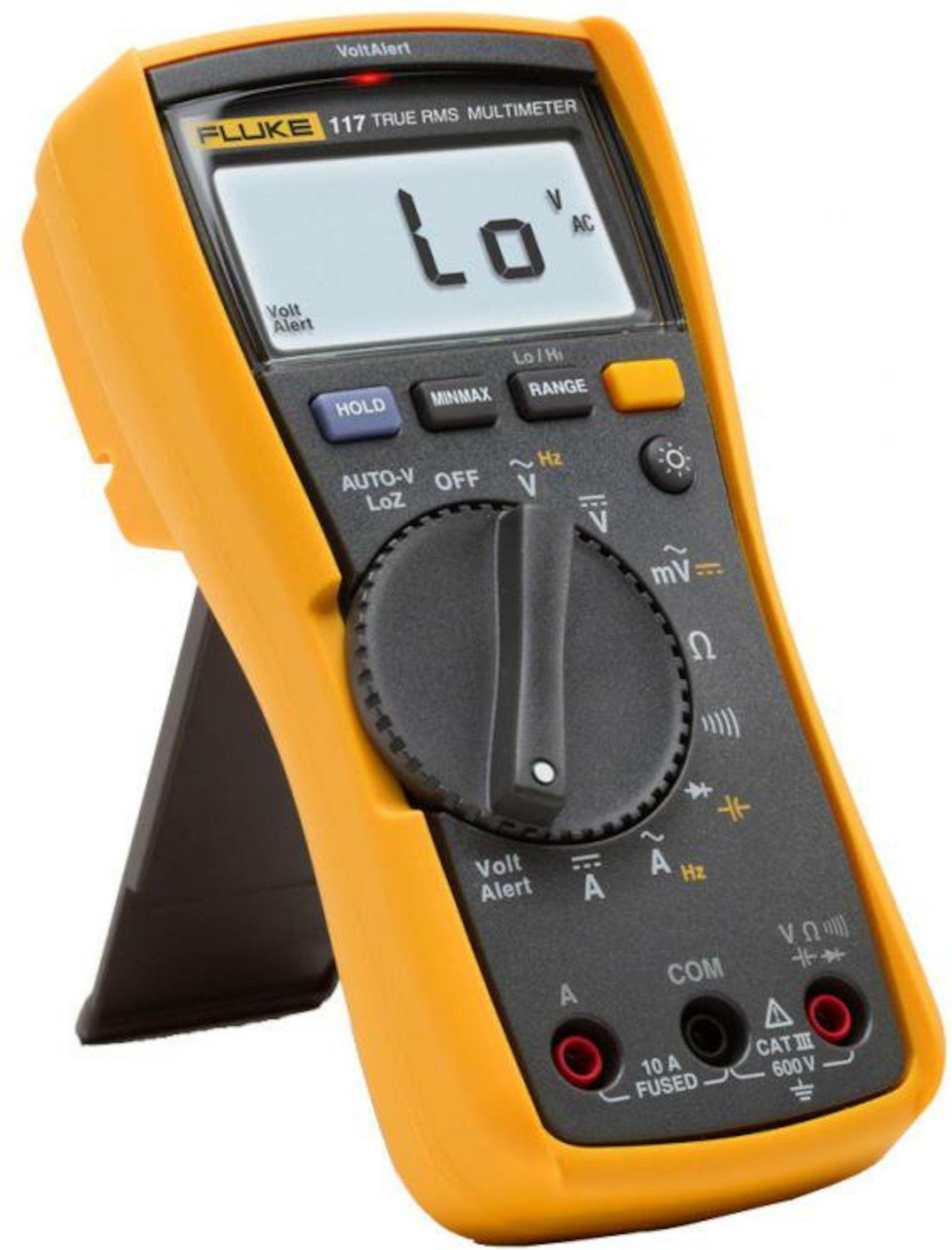 FLUKE 117 compact RMS multimeter with non-contact voltage detector for ...