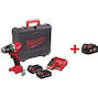 MILWAUKEE M18 BLPDRC-202C compacte koolborstelloze accu-slagboormachine in tranportkoffer (2,0Ah accu + lader) - 4933492822