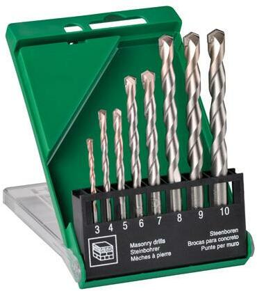 HIKOKI 780899 drill set stone/concrete multipack 3/4/5/6/7/8/9/10 mm ...