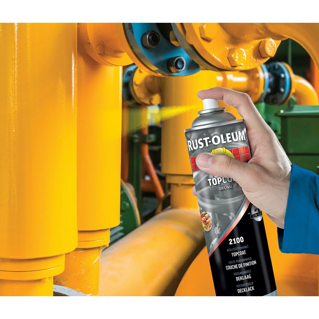 RUST OLEUM 2144 Hard Hat Topcoat Traffic Yellow RAL1023 500ml Klium rust-oleum-2144-hard-hat-topcoat-traffic-yellow-ral1023-500ml-klium