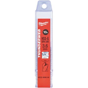 MILWAUKEE 4932459844 THUNDERWEB metal drill bit DIN 338 TW