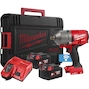 MILWAUKEE M18 ONEFHIWP12-502X FUEL ONE-KEY cordless impact spanner 1/2" with spring-loaded locking pin in HD Box (2x 5.0Ah battery + charger) - 4933459725