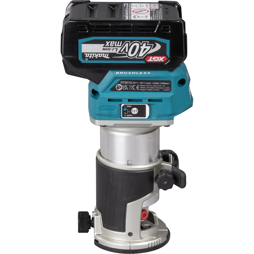MAKITA RT001GM208 40Vmax XGT cordless router/edge router 6-8mm in ...