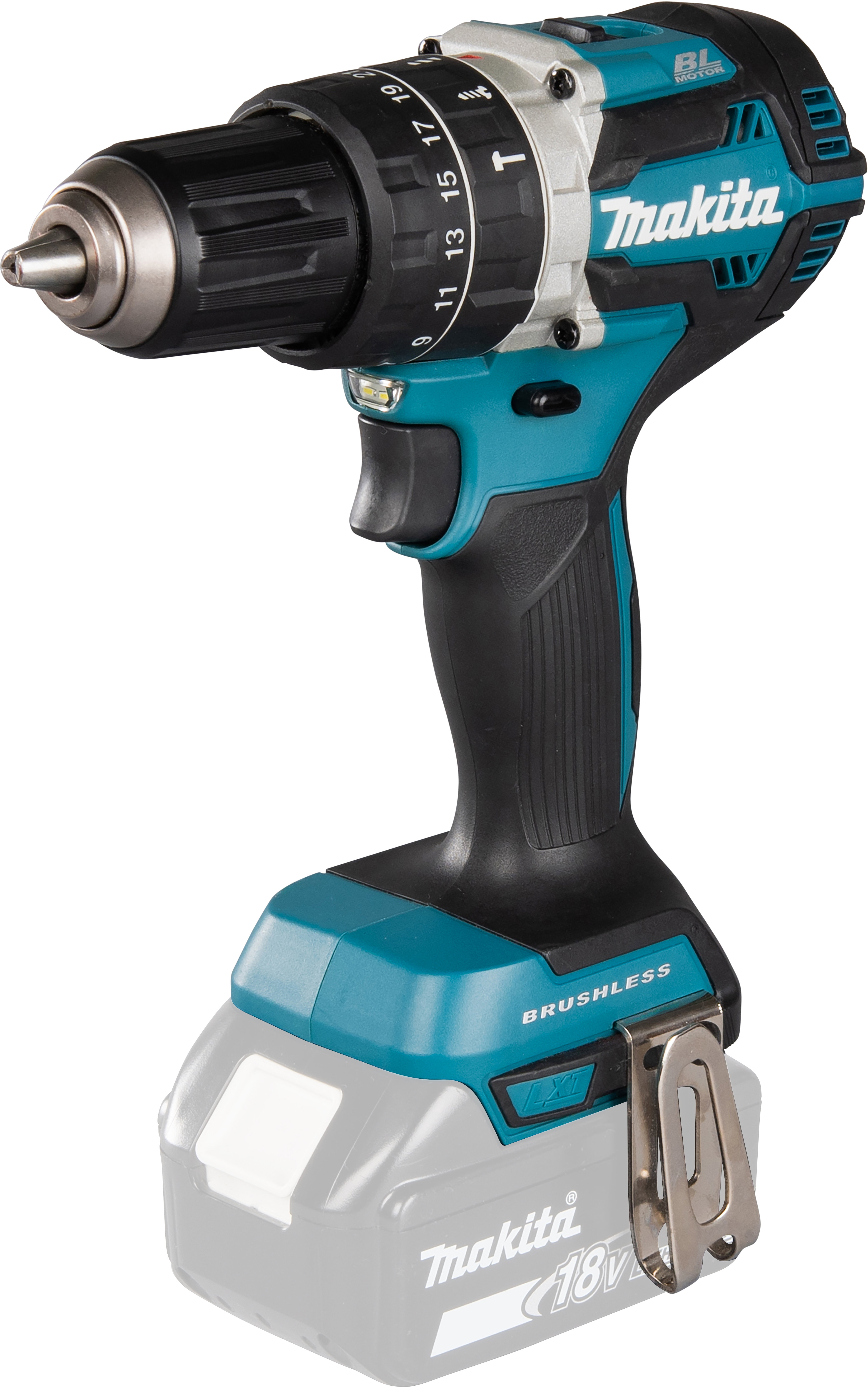 MAKITA DHP484ZJ 18V LXT cordless hammer drill in MAKPAC II (without battery  and charger)