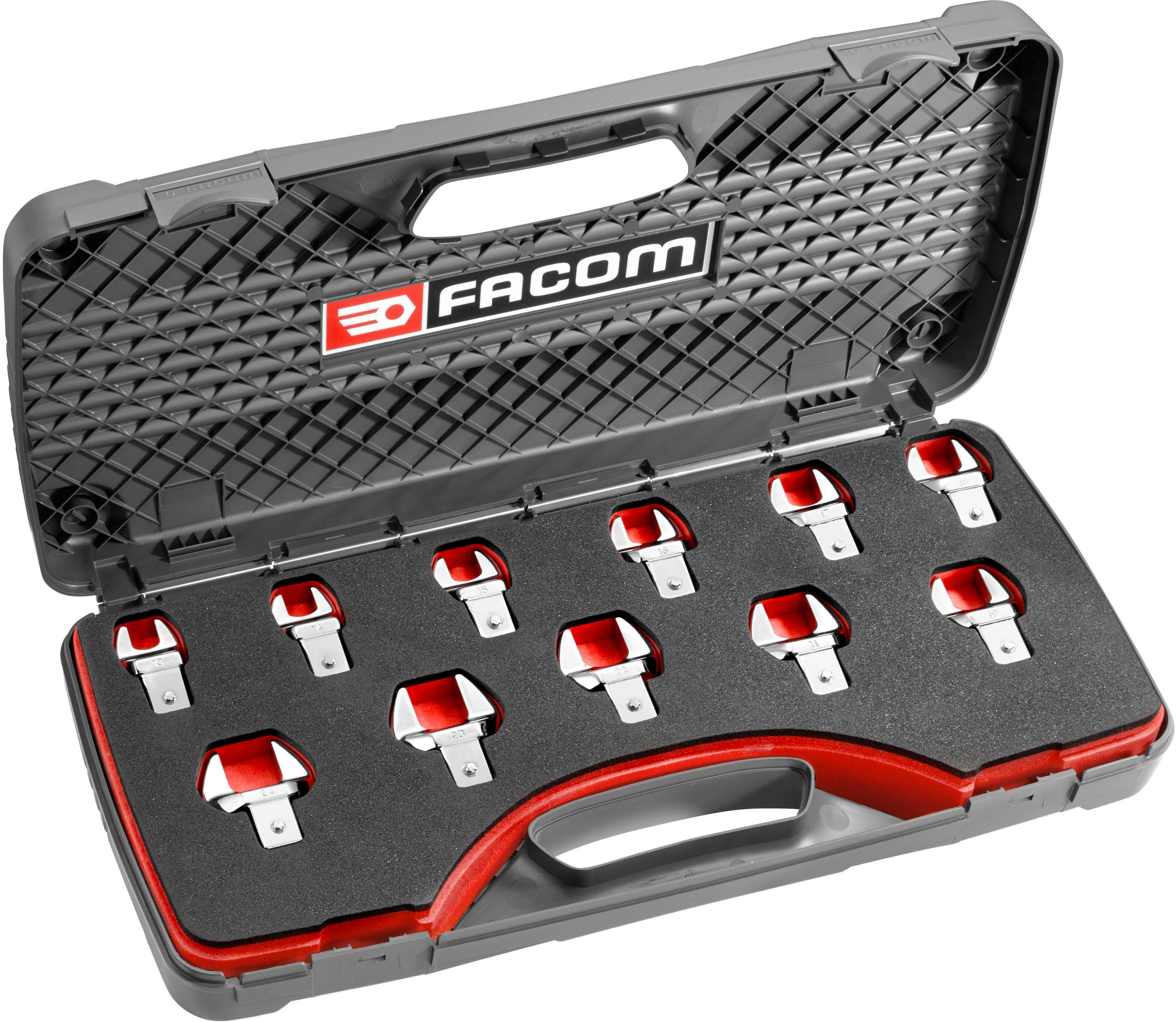 FACOM 11.J11 socket wrench set 13-14-15-16-17-18-19-21-22-23-24 mm 11 ...