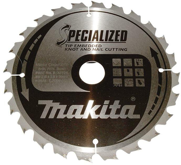 MAKITA B-33124 saw blade SPECIALIZED wood with nails | Klium