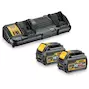 DEWALT DCB132T2-QW 18V XR FLEXVOLT battery charging set (2x 6.0Ah battery + duo charger)