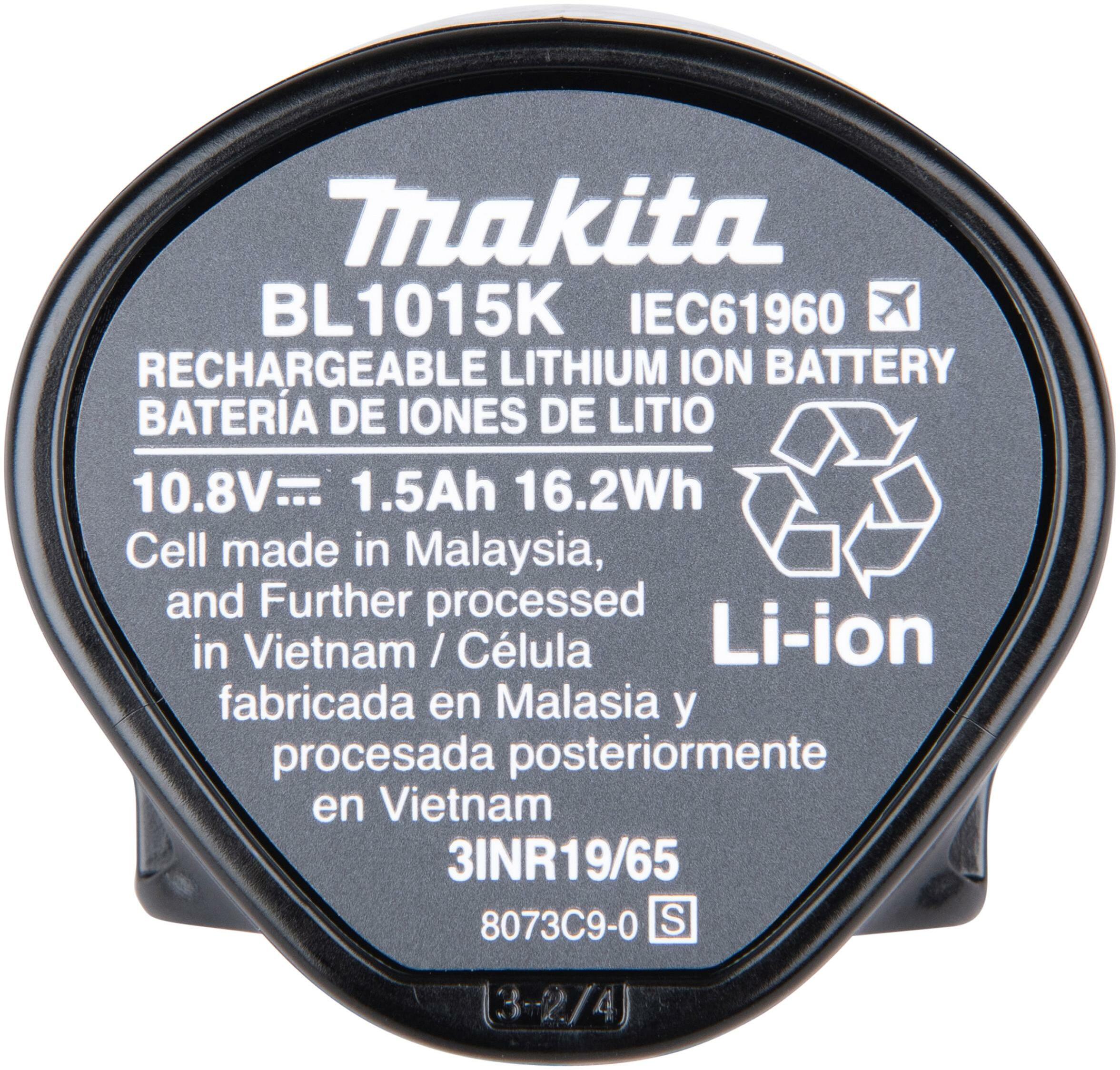 MAKITA BL1015K Li-ion battery 10.8 V / 1.5 Ah - 1913U9-9 | Klium.com