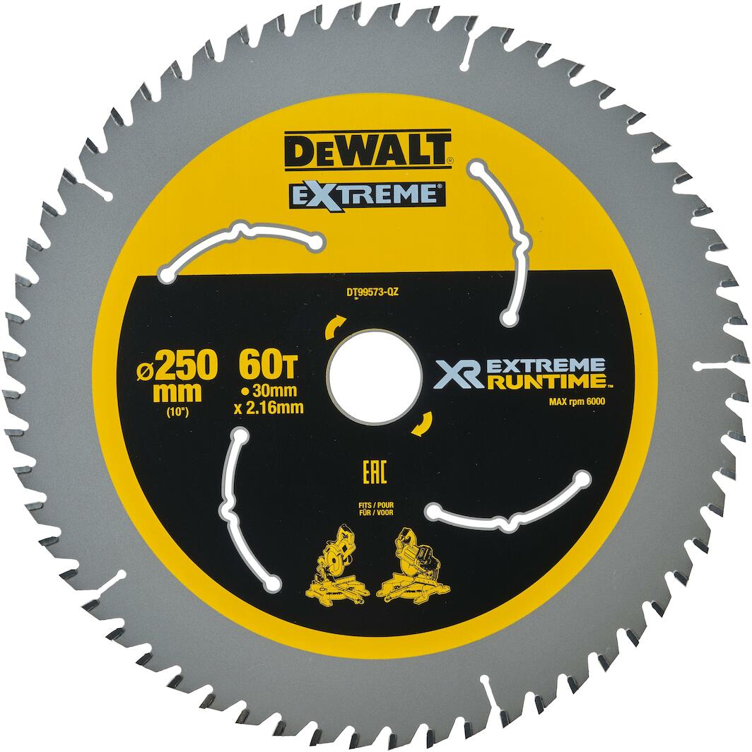 DeWalt DT1945-QZ Circular Saw Blade - 7.5 Inch (190mm) 30mm Bore, 40 Tooth For Clean, Fast Cuts