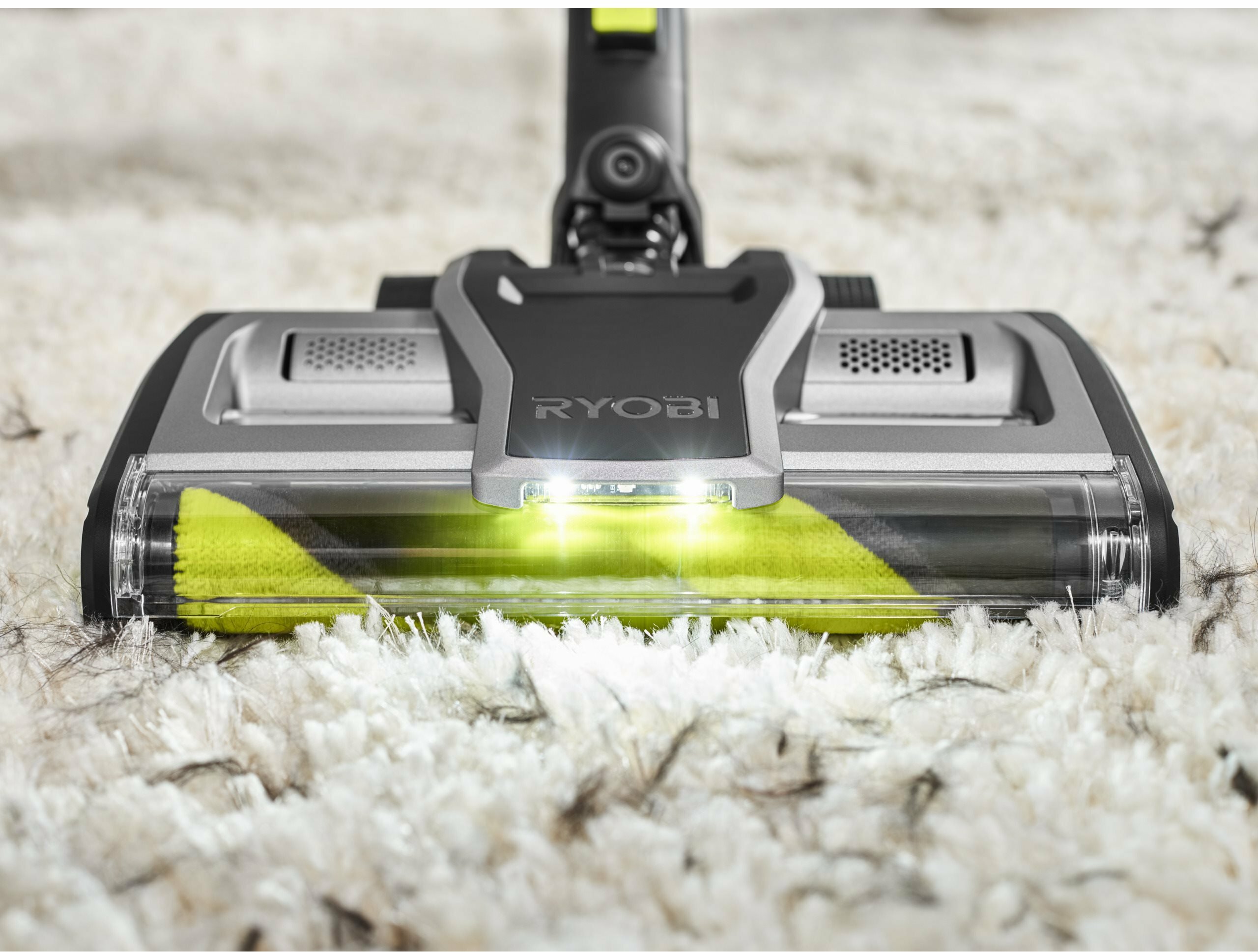 RYOBI RASV18BL-0 18V ONE+ Brushless cordless stick hoover silver with  anti-clit brush (without battery and charger) 5133006323
