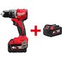 MILWAUKEE M18 BLPDRC-402C subcompacte accu-klopboorschroefmachine in transportkoffer (2x 4,0Ah accu + lader) - 4933492824