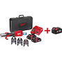 MILWAUKEE M18 ONEBLHPT-302C M-SET FORCE LOGIC ONE-KEY Brushless cordless press tool + 3 M jaws in case (2x 3.0Ah battery + charger) - 4933478310