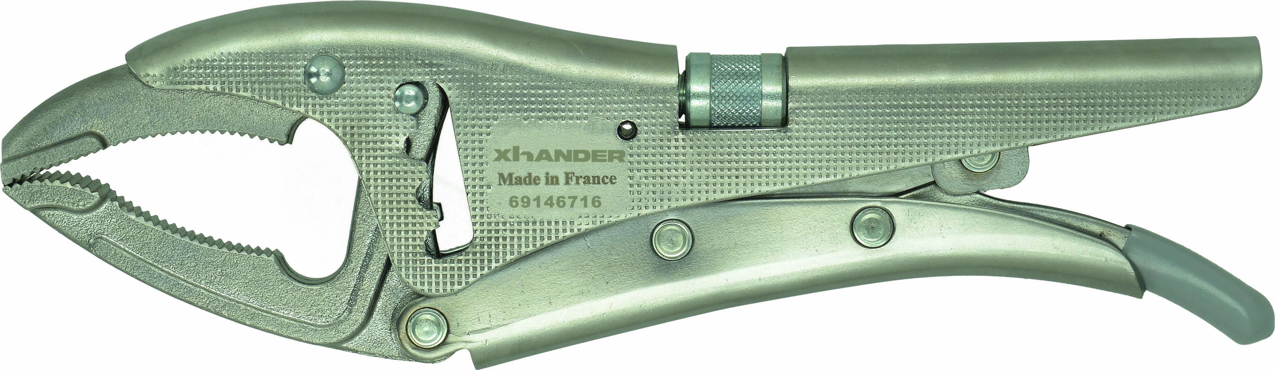 Xhander XHANDER 69146716 clamping pliers long jaws 250 mm | Klium