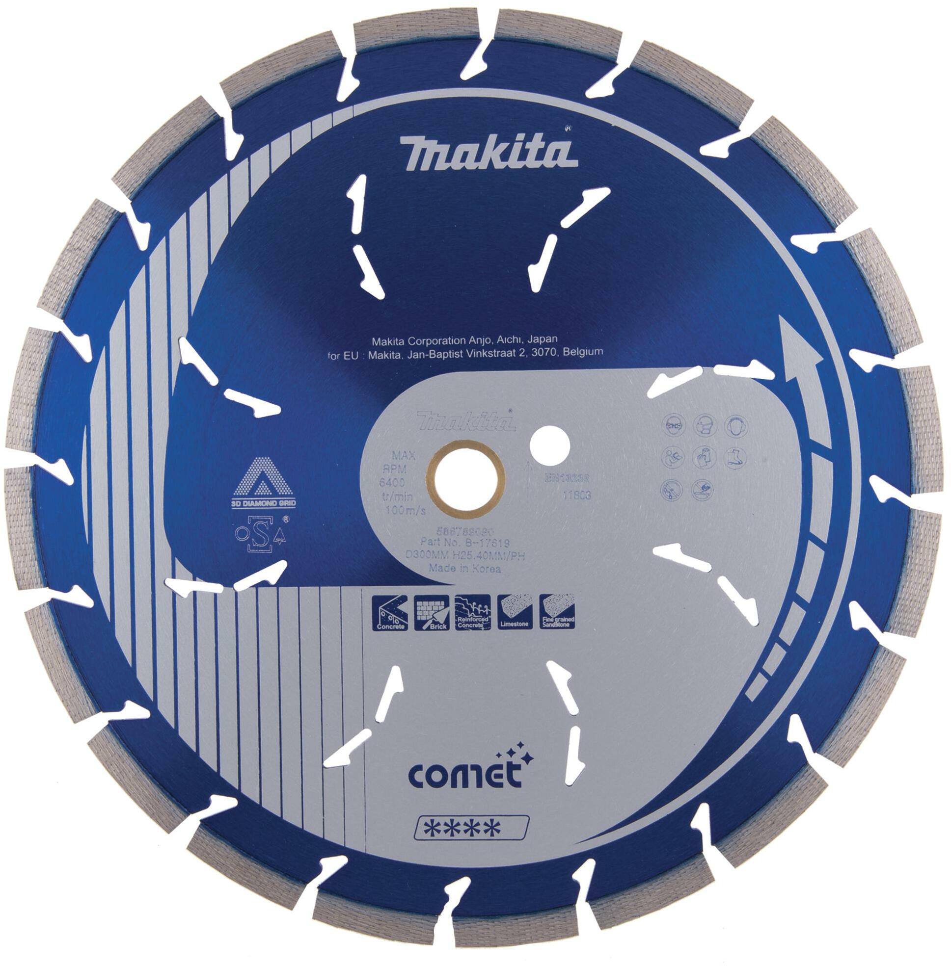 MAKITA B-17619 diamond wheel COMET 300mm | Klium
