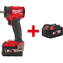 MILWAUKEE M18 FIW2F12-502X Clé à chocs compacte sans fil FUEL 1/2" avec bague de frottement en HD Box (2x batterie 5.0Ah + chargeur) - 4933478444