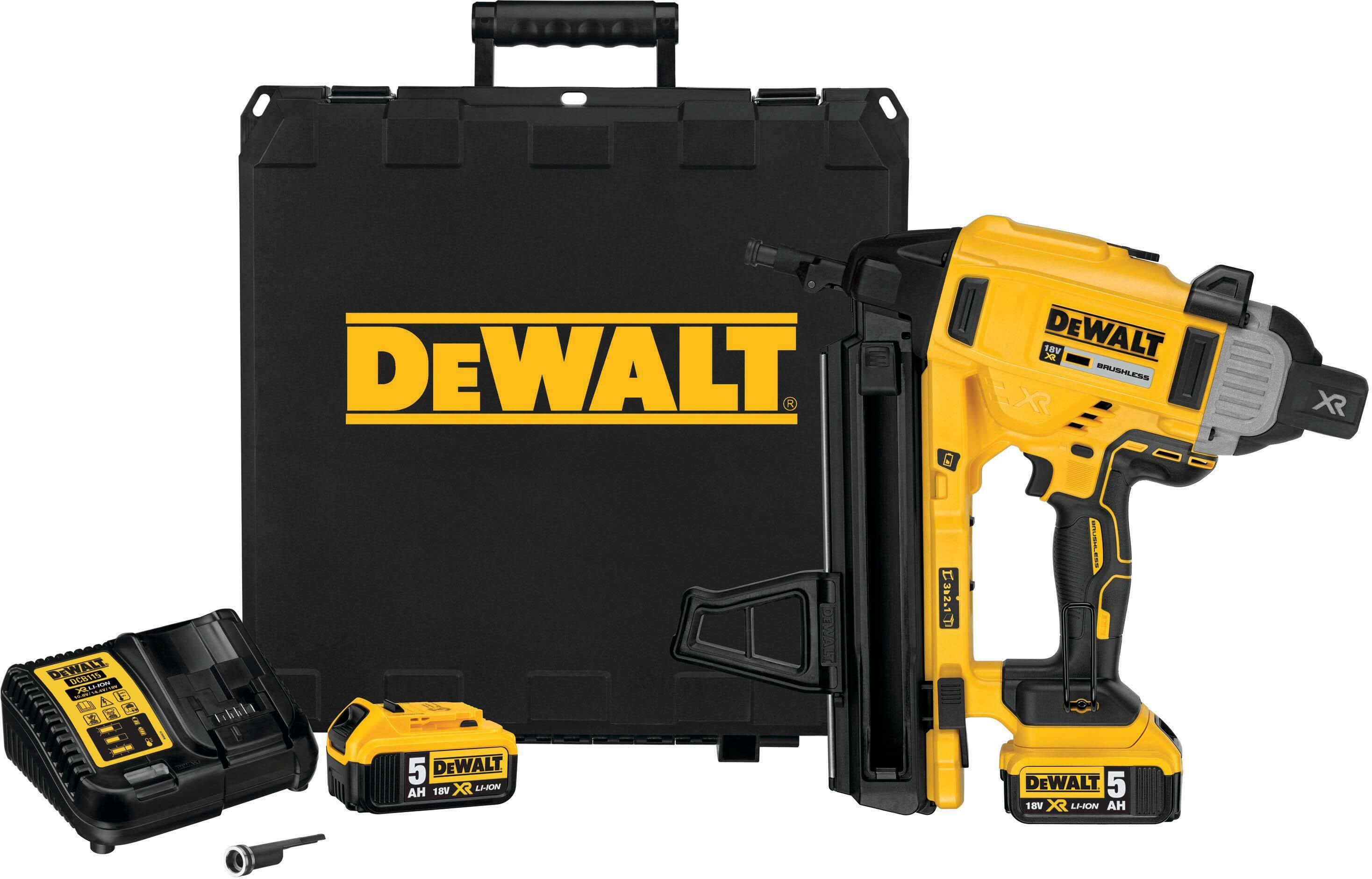 DEWALT DCN890P2-QW 18V XR Brushless cordless battery paver in case (2x  battery charger)