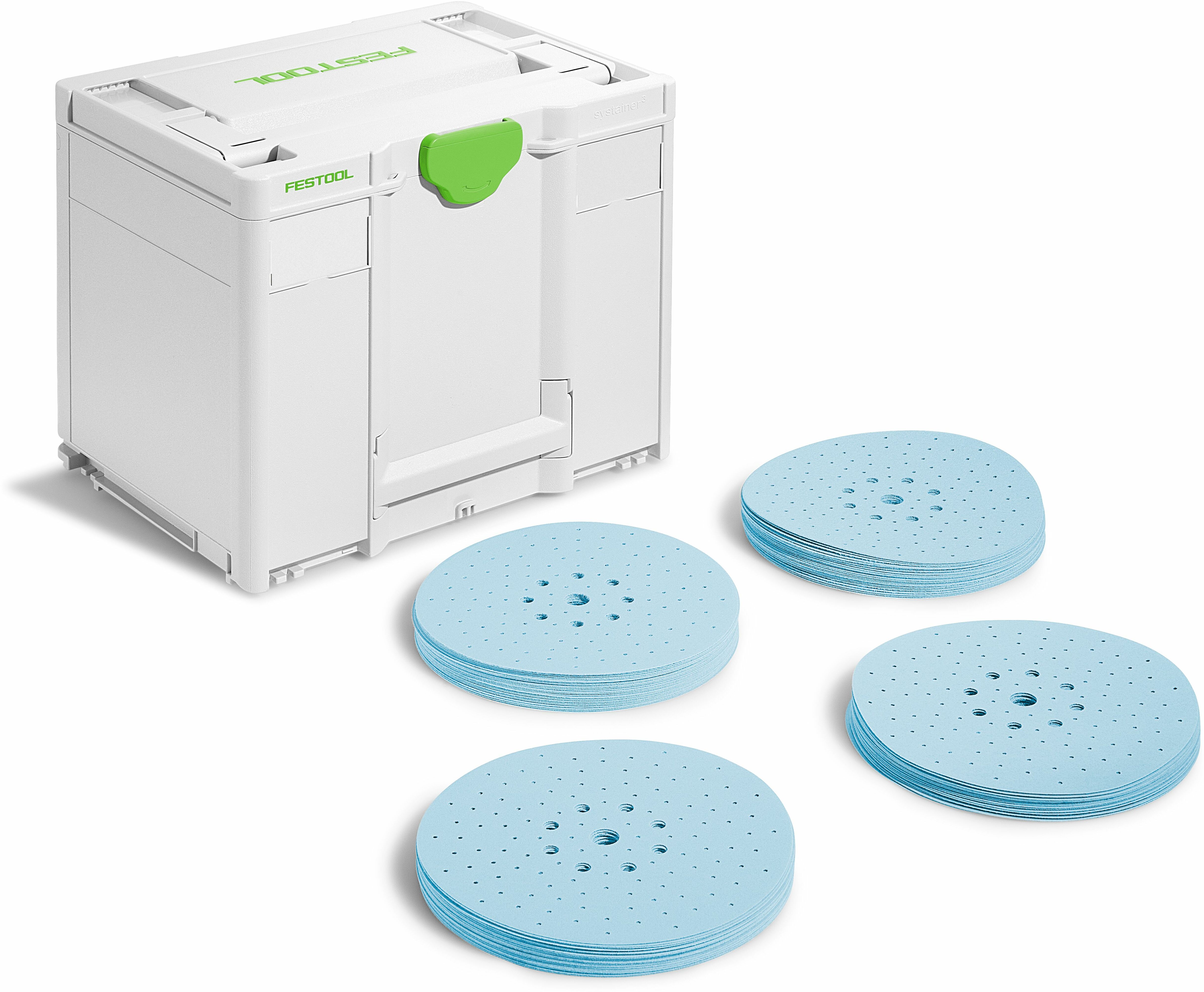 Abrasif Maillé Festool Granat Net STF D225 P180 - Boîte De 25 Disques Pour Ponçage Avec Aspiration Poussière - 5
