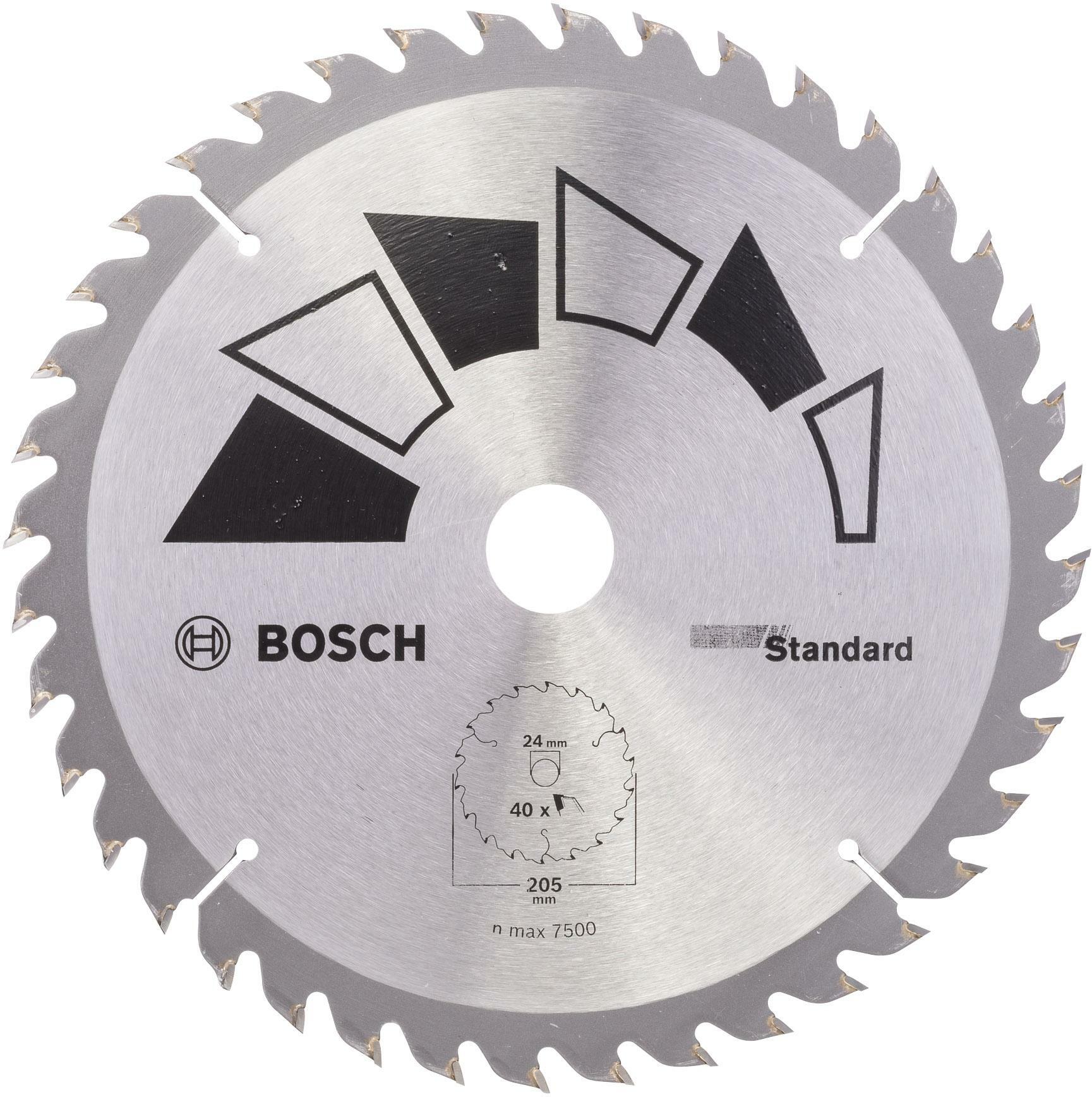 BOSCH 2609256822 circular saw blade standard for wood 205x2