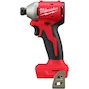 MILWAUKEE M18 BLIDRC-0 visseuse à chocs compacte sans balai au carbone 1/4" Hex (sans batterie ni chargeur) - 4933492839