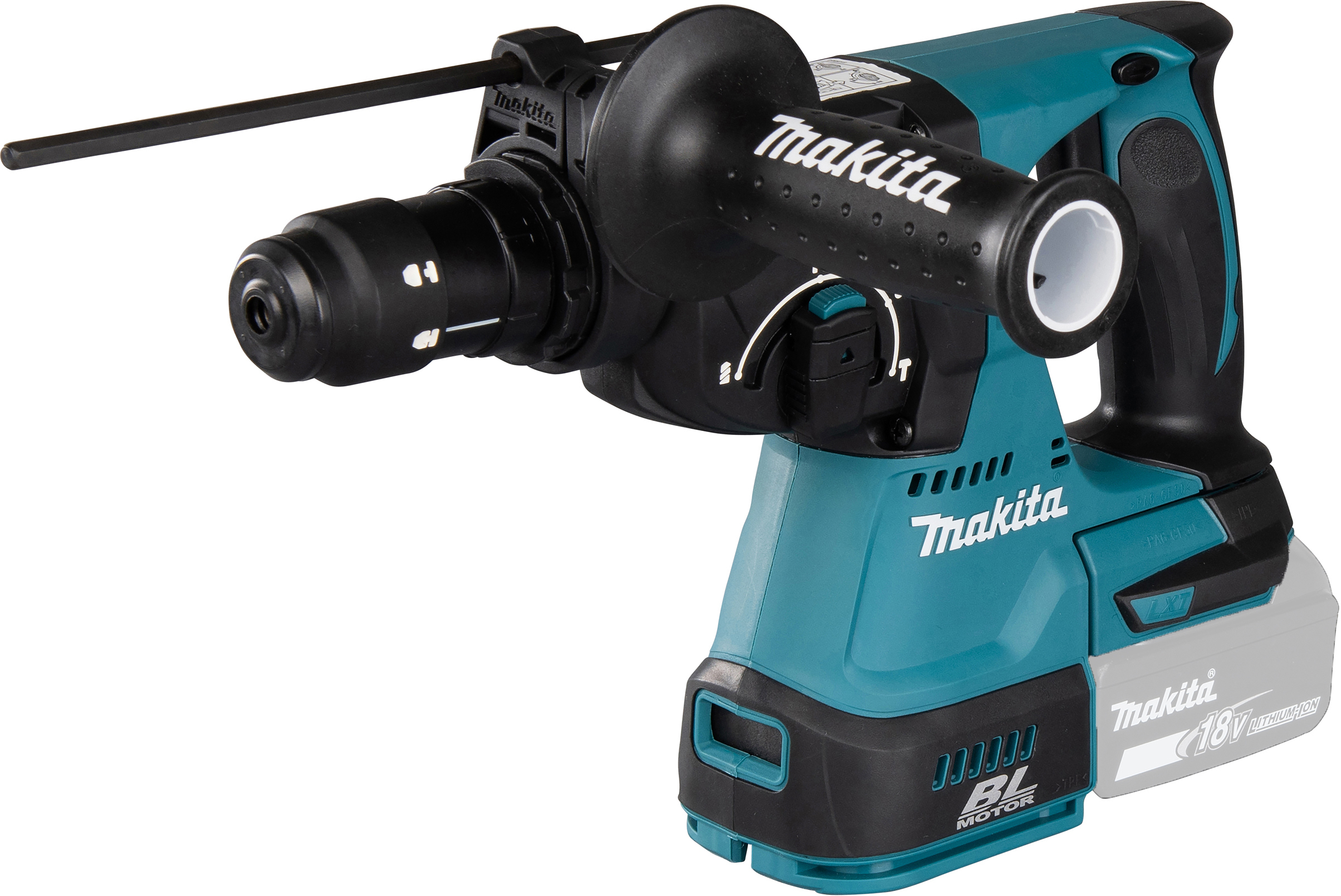 MAKITA DHR243Z 18V LXT cordless combi hammer SDS-Plus 24mm in