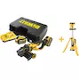 DEWALT DCG460X2-QW Meuleuse d'angle 54V XR FLEXVOLT 230mm en mallette TSTAK (2x batterie 9.0Ah + chargeur)