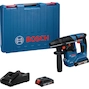 BOSCH GBH 18V-18 marteau perforateur sans fil avec SDS plus en mallette (2x 2.0Ah batterie + chargeur) - 0611927001