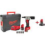 MILWAUKEE M12 BPRT-201X riveteuse subcompacte sans fil pour aveugles en HD Box (1x batterie 2.0Ah + chargeur) - 4933464405