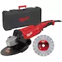 MILWAUKEE AG 22-230 haakse slijper + diamantset 2200W - 4933440292