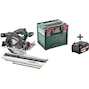 METABO SET KS 18 LTX 57 scie circulaire sans fil 57mm 165mm dans metaBOX 340 (sans batterie ni chargeur) + rail de guidage KFS 44 - 691195000