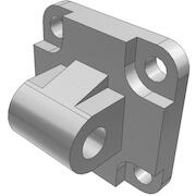 SMC C5032 single-hinged rear hinge steel C95 - 32 mm | Klium