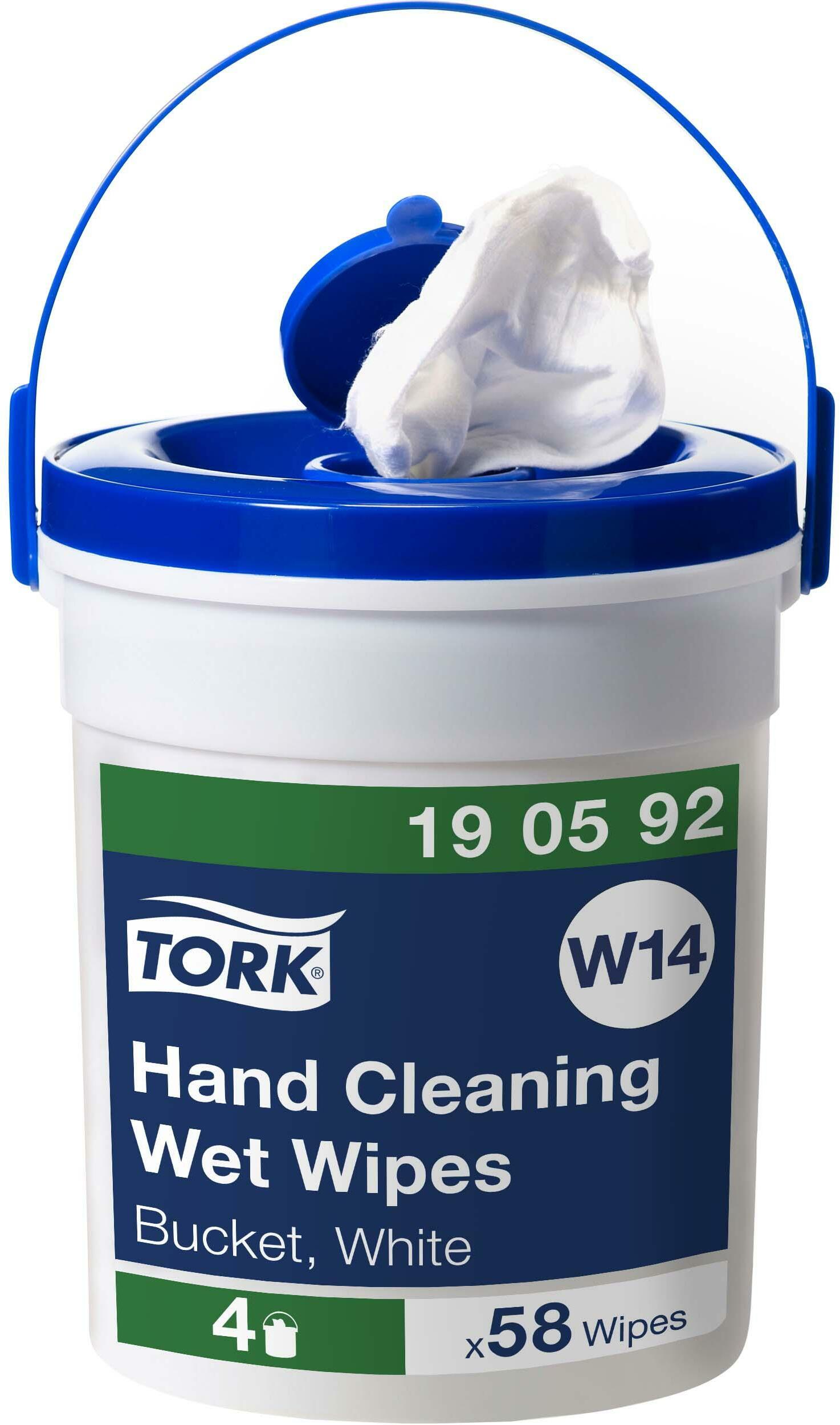 Handreinigingsdoek Tork W14 Premium emmer 1-laags 58