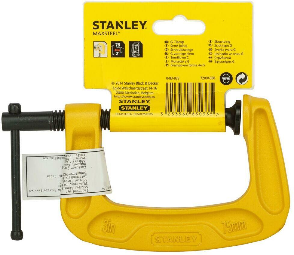 STANLEY 0-83-033 C-clamp 75mm/3