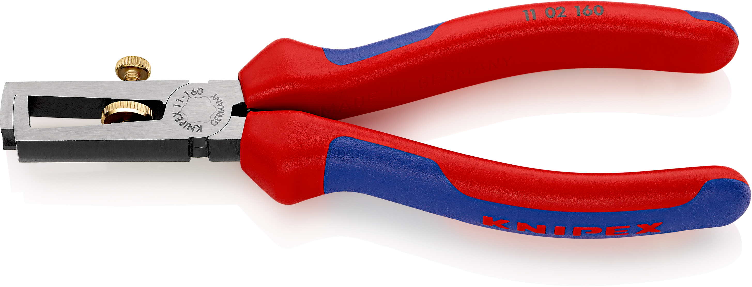 Knipex Pince à Dénuder De Précision 195 Mm - Couteaux Bruniés Et Gaines Bi-Matière - Modèle 12 12 10