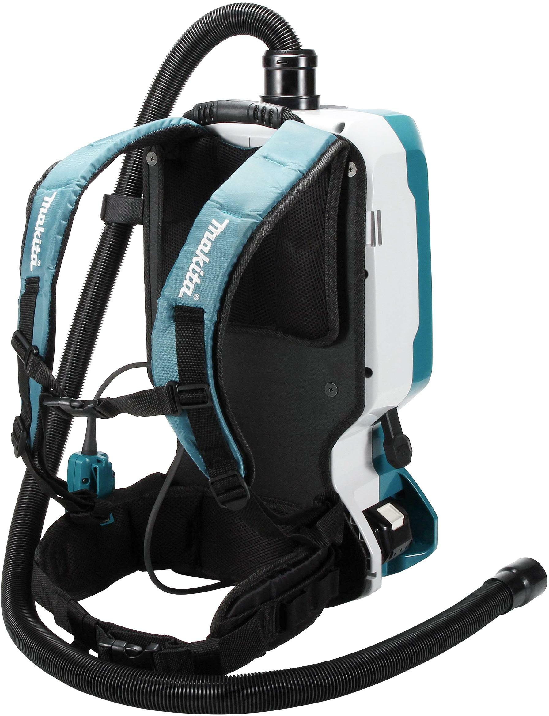 M MAKITA DVC665ZX1U 2x18V LXT cordless backpack-mounted hoover