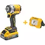 DEWALT DCF921P2LRT-QW 18V XR Brushless 1/2" compacte accu-slagmoersleutel frictiering lanyard-ready in TSTAK (2x5Ah accu+lader)