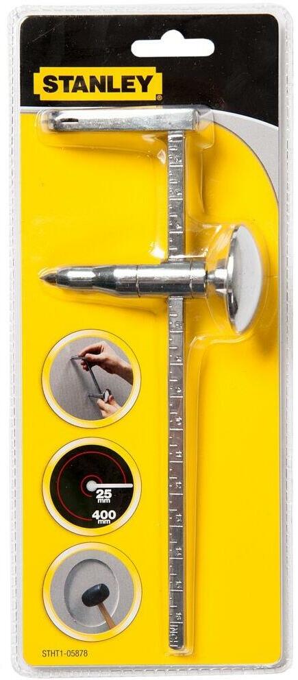 STANLEY Taglia Cerchi Per Cartongesso - Diametro 25-400 Mm - Foto 10