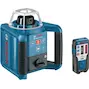 BOSCH GRL 300 HV SET rotation laser red with accessory set in case (1x 9V block battery) + laser receiver LR 1 + BT 170 HD construction tripod - 061599405U