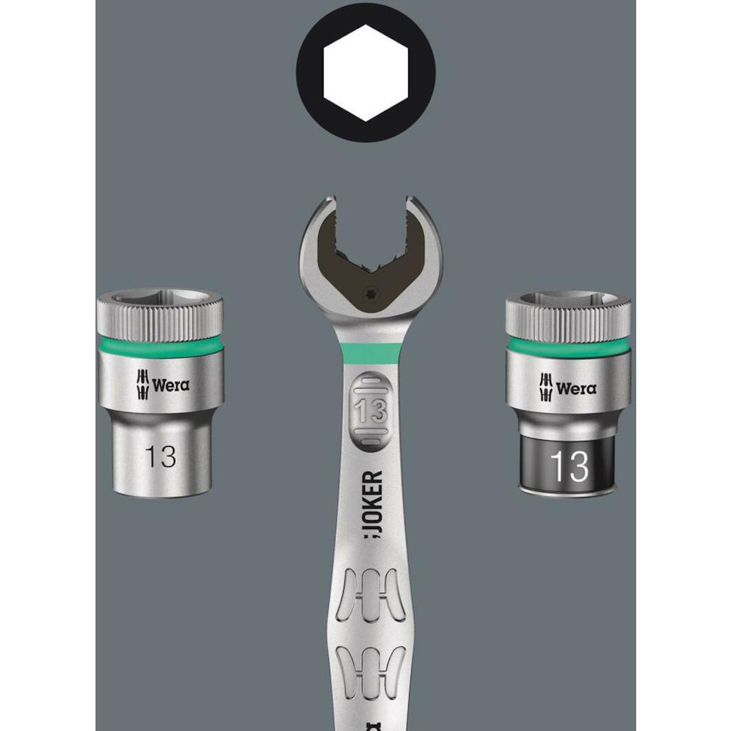 Socket Type Jocker WERA 6000 Joker Imperial socket and ring spanner, inch, 5/16