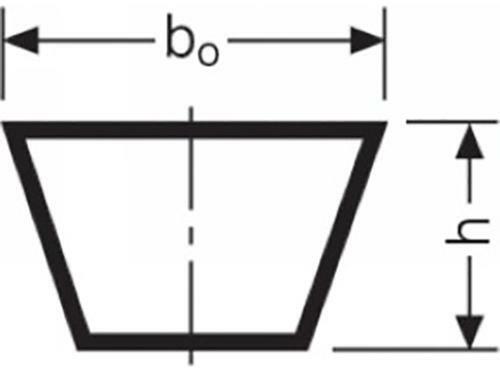 Continental ContiTech HY-T Plus V-Belt B66 - A. Louis Supply - View #4