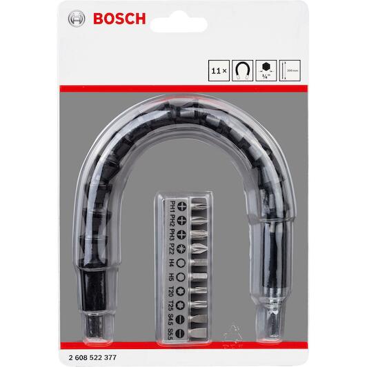 BOSCH 2608522377 bit set 11-piece + extension 300mm | Klium